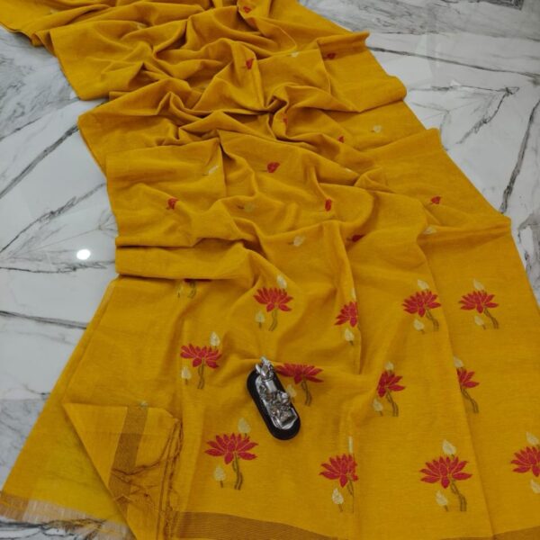 Tissue Linen Saree