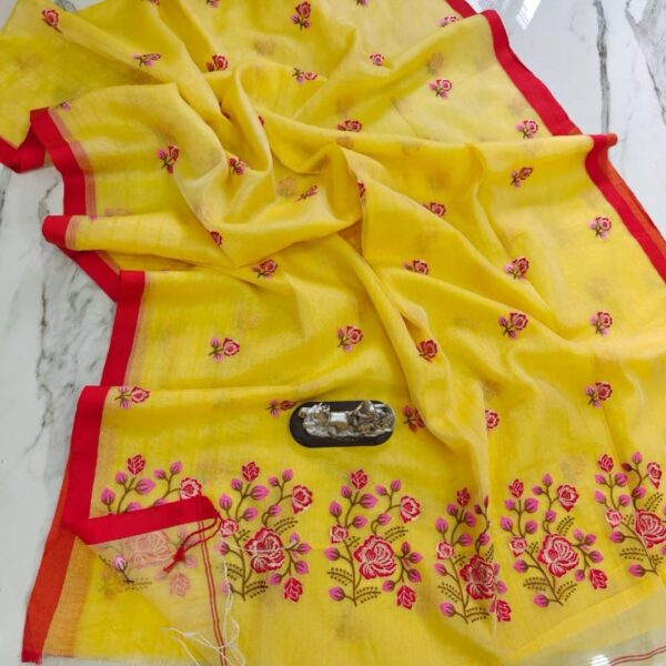 Pure Muslin Saree
