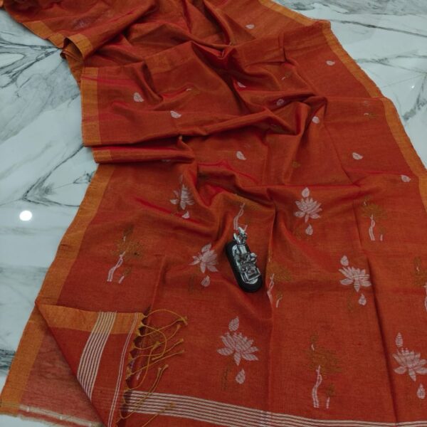 Tissue Linen Saree