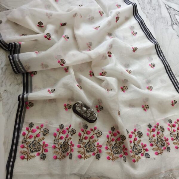 Pure Muslin Saree