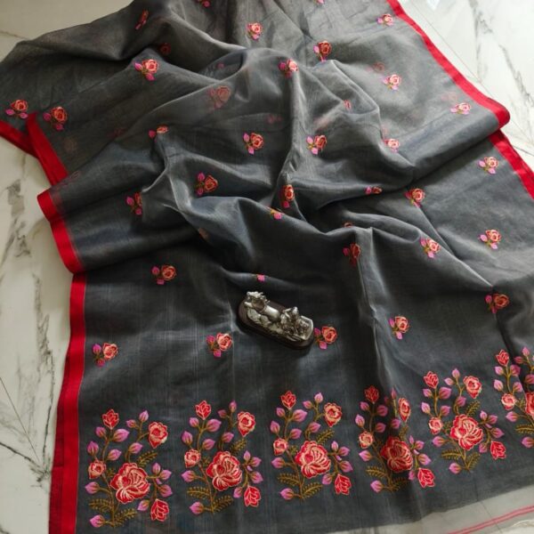 Pure Muslin Saree