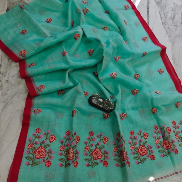 Pure Muslin Saree